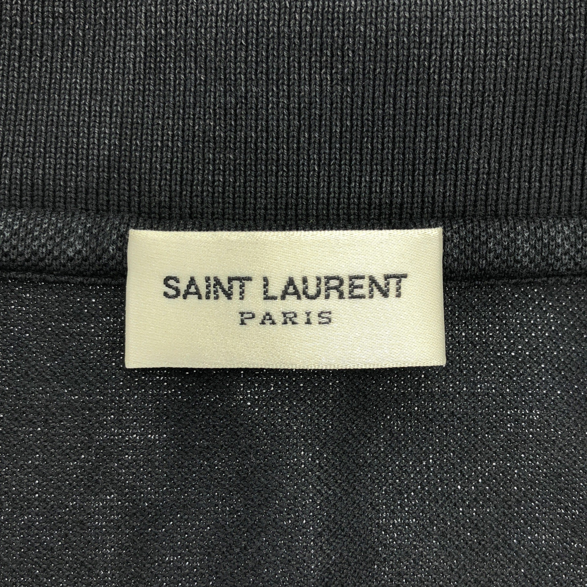 SAINT LAURENT PARIS Saint Laurent Paris 2017 Dark Gray Vintage Polo Shirt Chest Emblem Top
