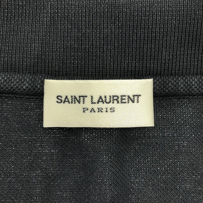 SAINT LAURENT PARIS Saint Laurent Paris 2017 Dark Gray Vintage Polo Shirt Chest Emblem Top