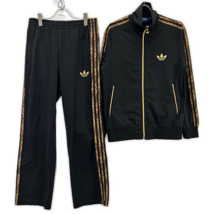 adidas アディダス W39303 レオパード トラックジャケット セットアップ　アニマル スーツ セットアップ