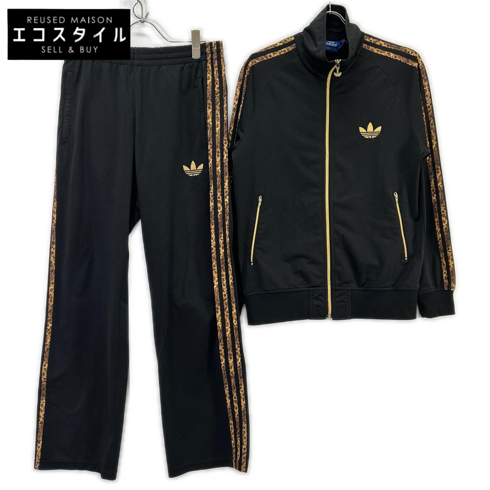 adidas アディダス W39303 レオパード トラックジャケット セットアップ　アニマル スーツ セットアップ