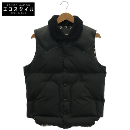 1piu1uguale3 Uno Più Uno Uguale Tre × Rocky Mountain Featherbed MRB104 Boa×Leather-Panel Down Vest Top