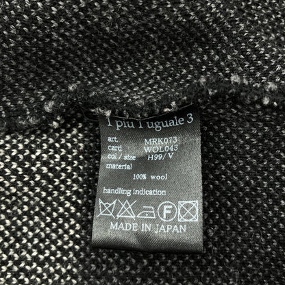 1piu1uguale3 Uno Più Uno Uguale Tre × Pendleton Shawl Cardigan Top