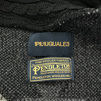 1piu1uguale3 Uno Più Uno Uguale Tre × Pendleton Shawl Cardigan Top