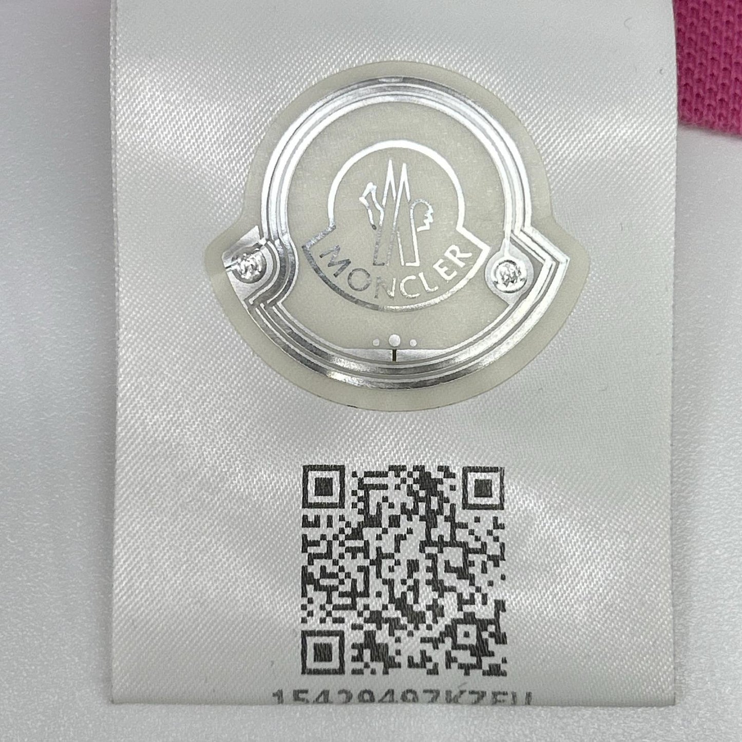 MONCLER モンクレール ピンク 18年 ワッペン付きポロシャツ トップス