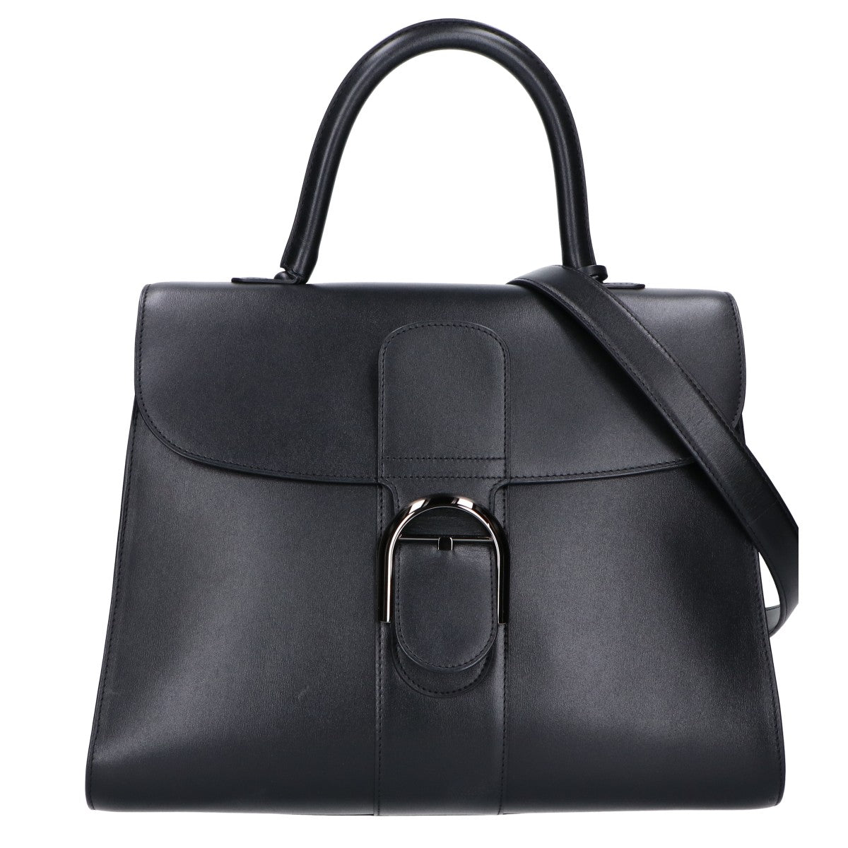 DELVAUX デルヴォー 美品 ボックスカーフ ブリヨンGM 2WAY ハンドバッグ