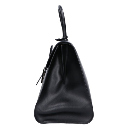 DELVAUX デルヴォー 美品 ボックスカーフ ブリヨンGM 2WAY ハンドバッグ