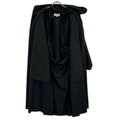 HYKE ハイク 241-27059 ブラック STRETCH TROPICAL MILITARY COAT コート