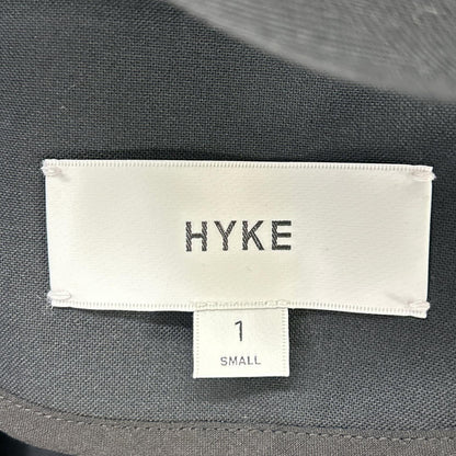 HYKE ハイク 241-27059 ブラック STRETCH TROPICAL MILITARY COAT コート