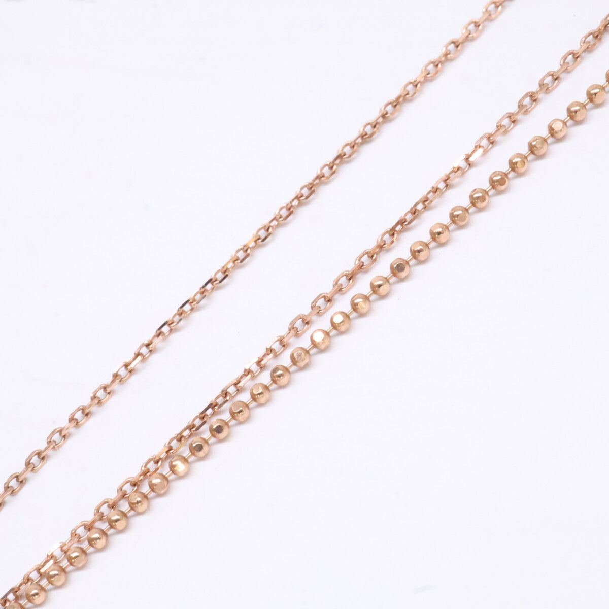 ヨンドシー 4℃ K10PG ハートモチーフ ブレスレット