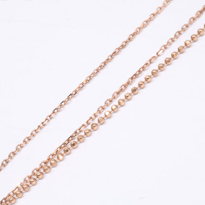 ヨンドシー 4℃ K10PG ハートモチーフ ブレスレット