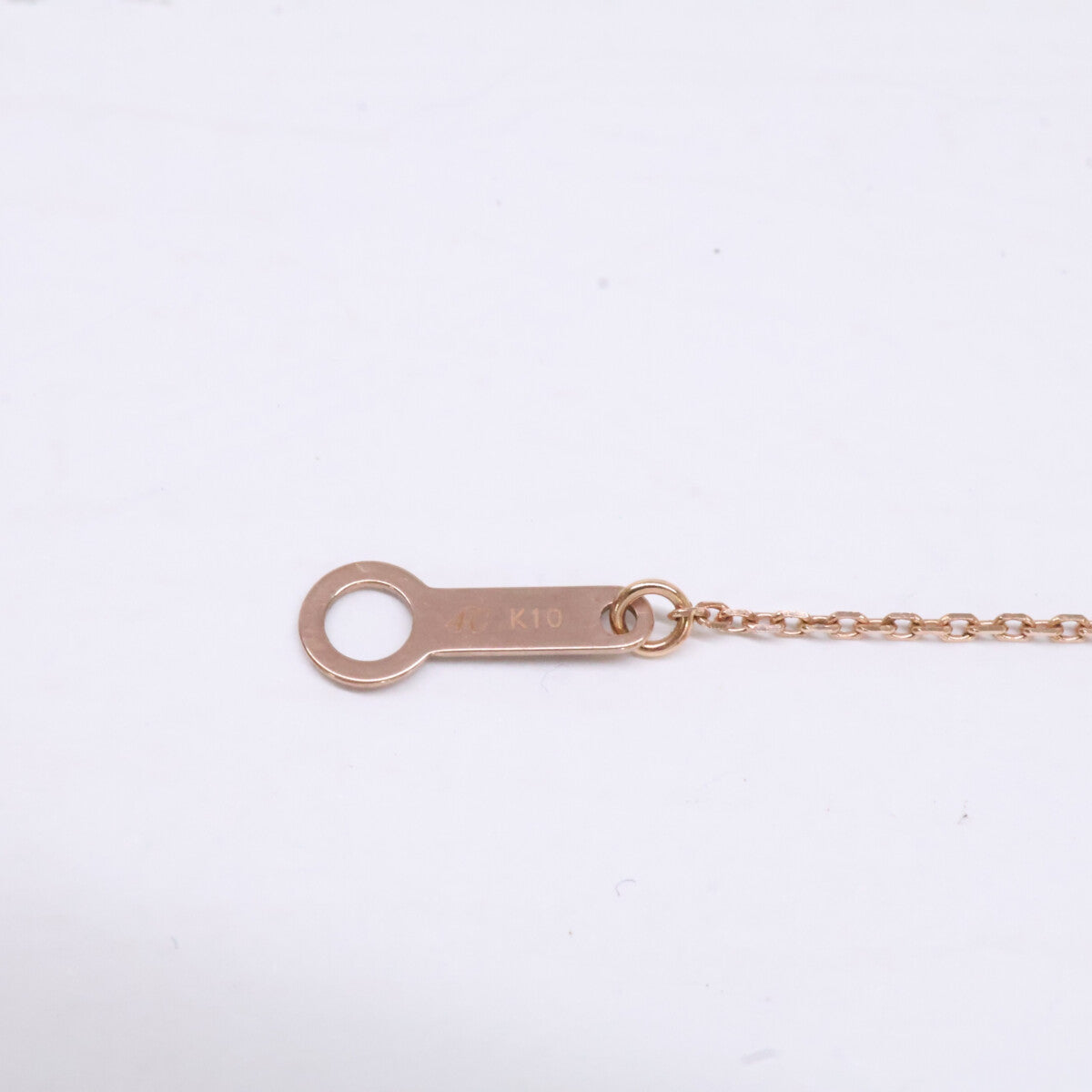 ヨンドシー 4℃ K10PG ハートモチーフ ブレスレット