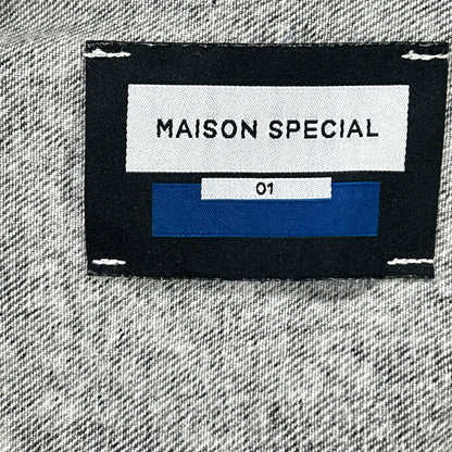 MAISON SPECIAL メゾンスペシャル 11241211208 Chemical Over-Dye Denim 3rd Jacket ジャケット