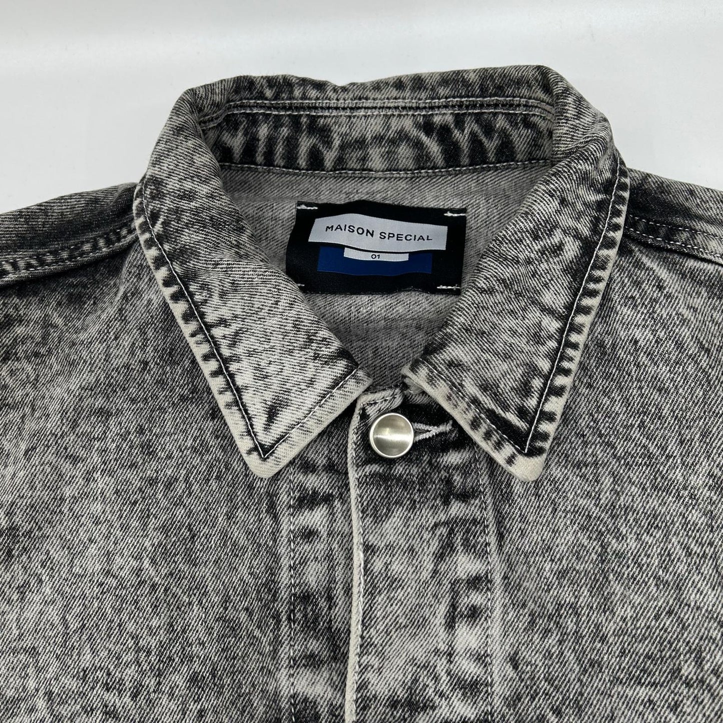 MAISON SPECIAL メゾンスペシャル 11241211208 Chemical Over-Dye Denim 3rd Jacket ジャケット