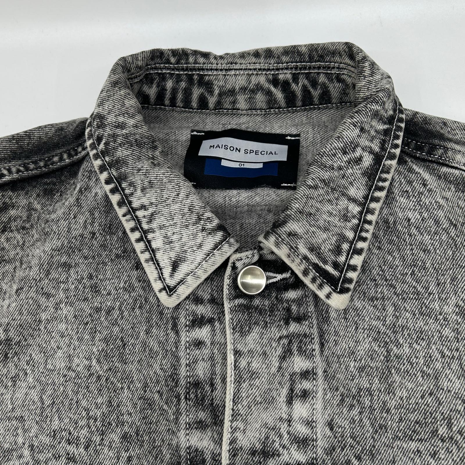 MAISON SPECIAL メゾンスペシャル 11241211208 Chemical Over-Dye Denim 3rd Jacket ジャケット