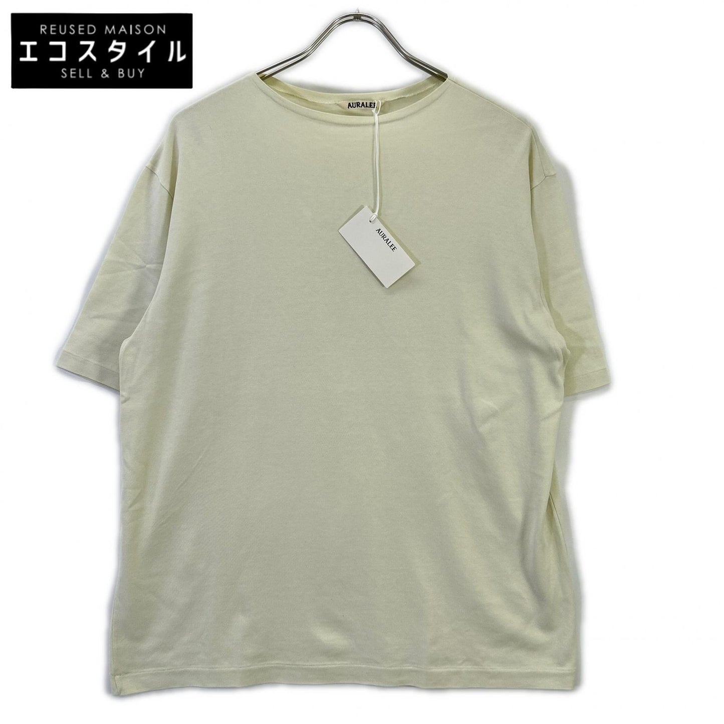 AURALEE オーラリー A00P04GT LUSTER PLAITING BOAT NECK TEE トップス