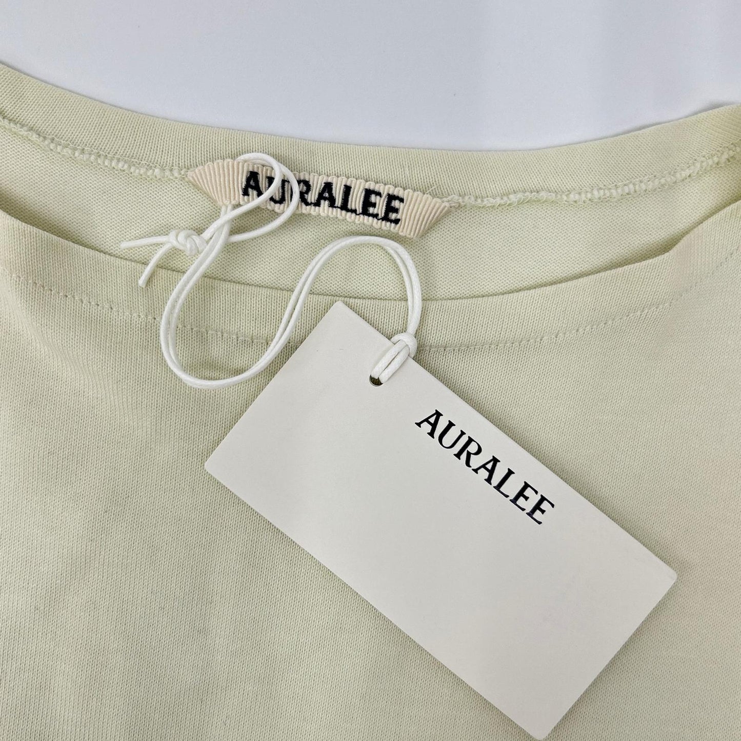 AURALEE オーラリー A00P04GT LUSTER PLAITING BOAT NECK TEE トップス