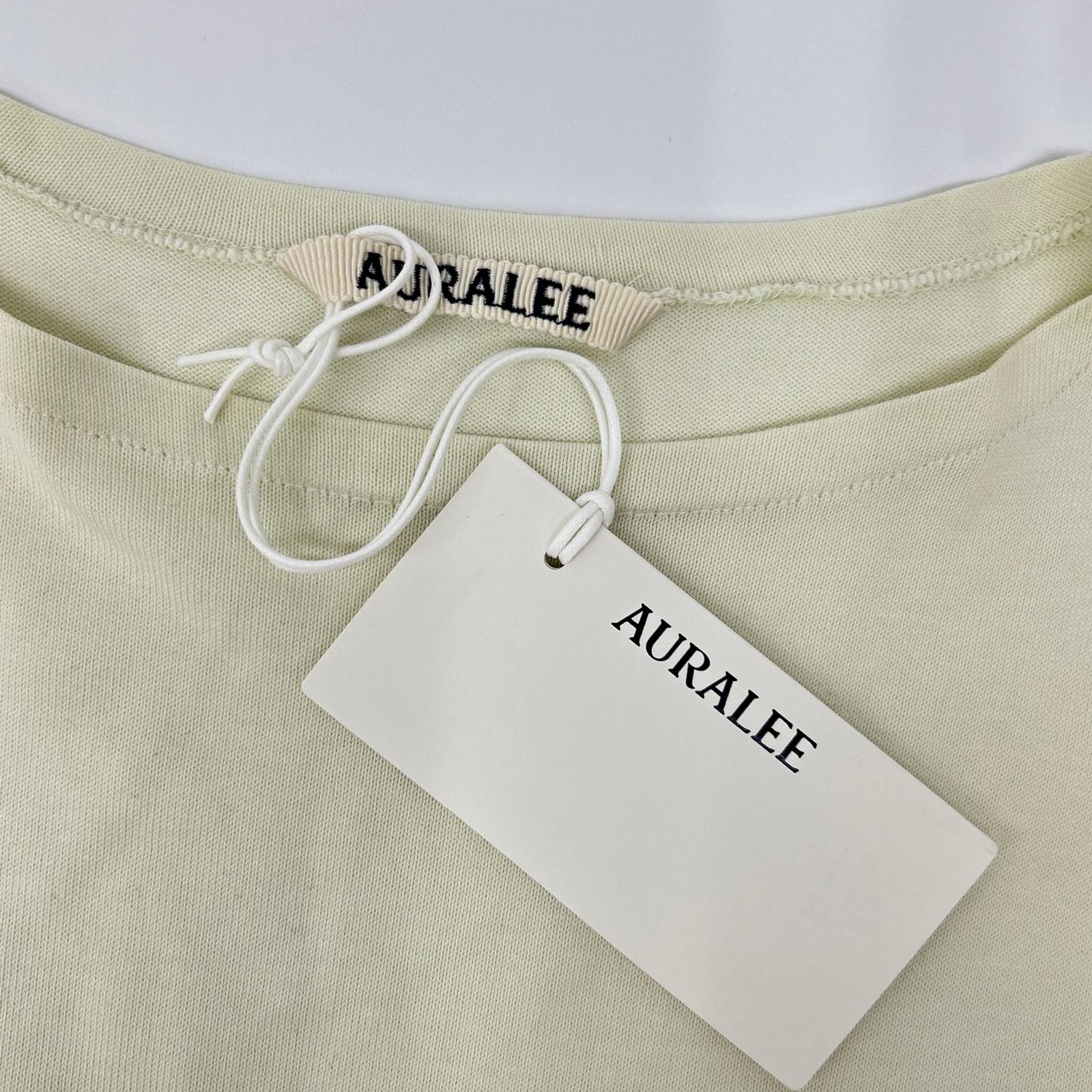 AURALEE オーラリー A00P04GT LUSTER PLAITING BOAT NECK TEE トップス