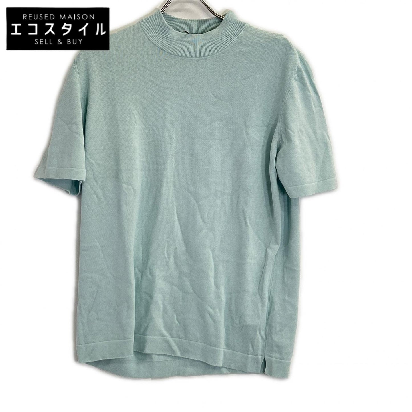 GRAN SASSO グランサッソ 58109 18120 半袖 12ゲージソフトコットン モックネックニット トップス