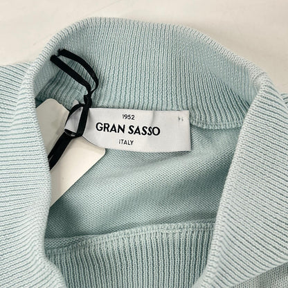 GRAN SASSO グランサッソ 58109 18120 半袖 12ゲージソフトコットン モックネックニット トップス