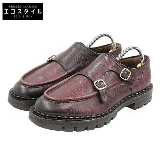 SANTONI サントーニ 16201 ダブルモンクストラップ シューズ メンズ バーガンディ 6 シューズ