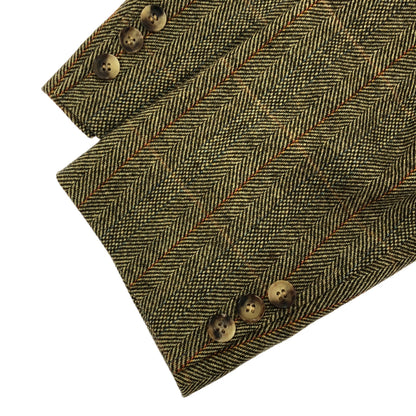 Loro Piana ロロピアーナ Brown Wool × Cashmere Check 3B Tailored Jacket Tops