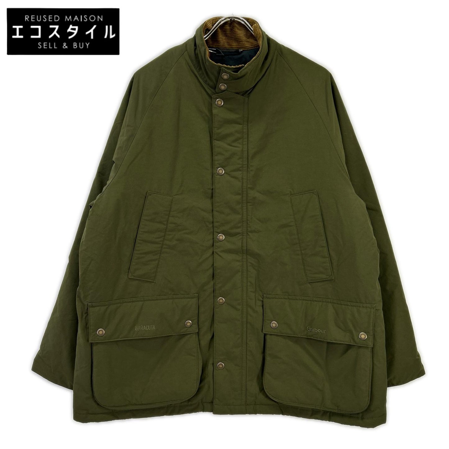 Barbour バブアー × BARACUTA 242MCA1010 カーキ ノンワックス ビデイル ジャケット