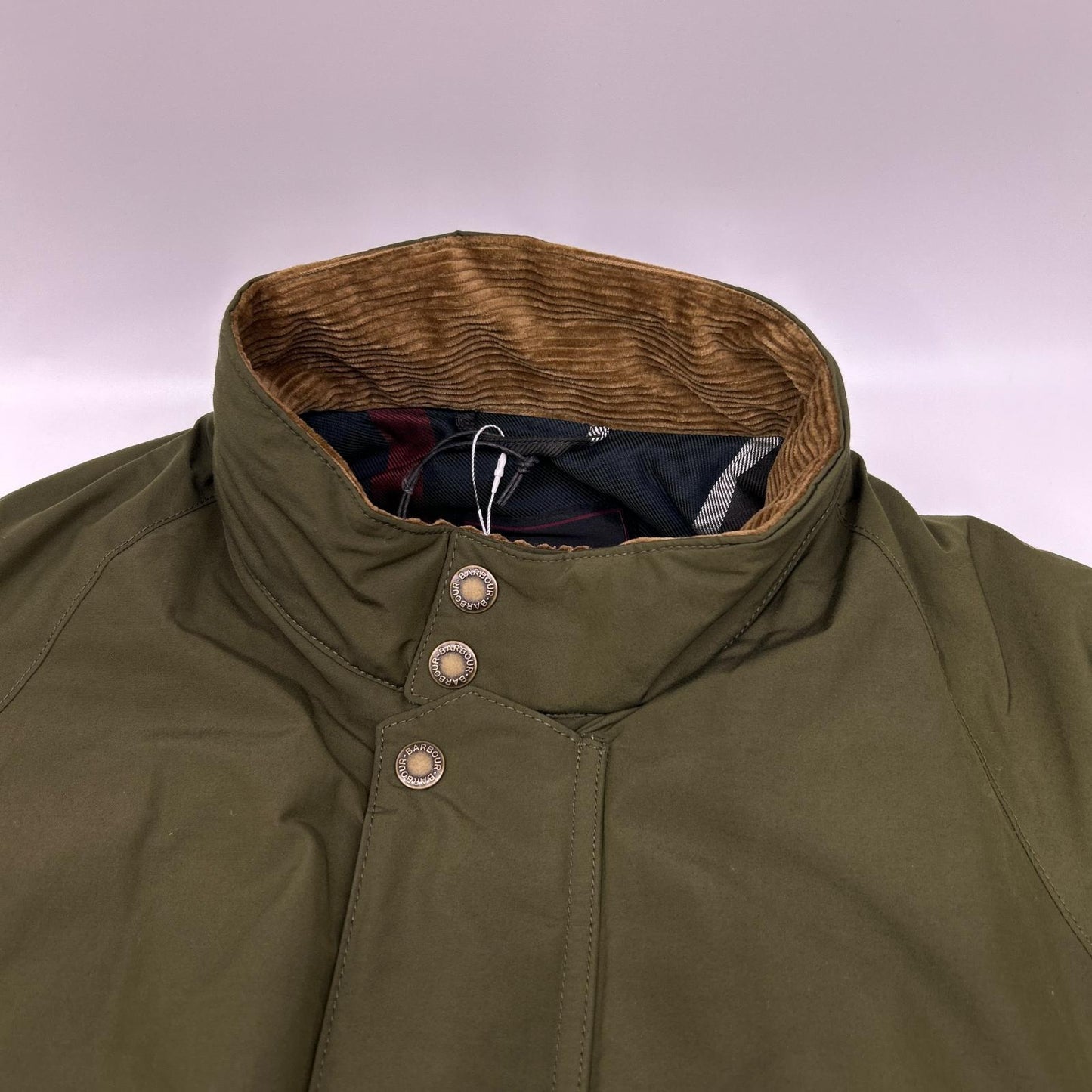 Barbour バブアー × BARACUTA 242MCA1010 カーキ ノンワックス ビデイル ジャケット
