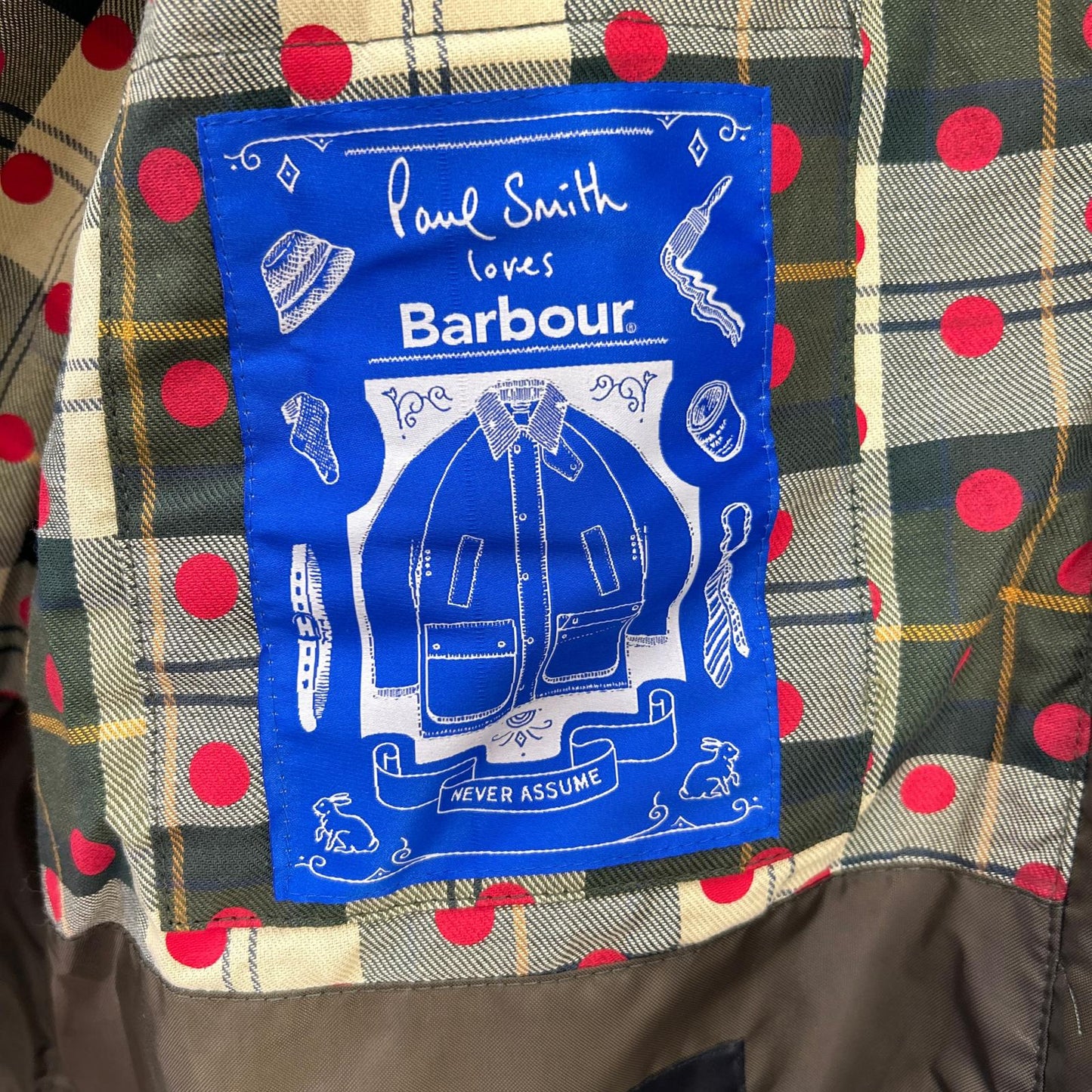 Barbour バブアー ×Paul Smith LWX1545OL51 Bedale Waxed Jacket ジャケット
