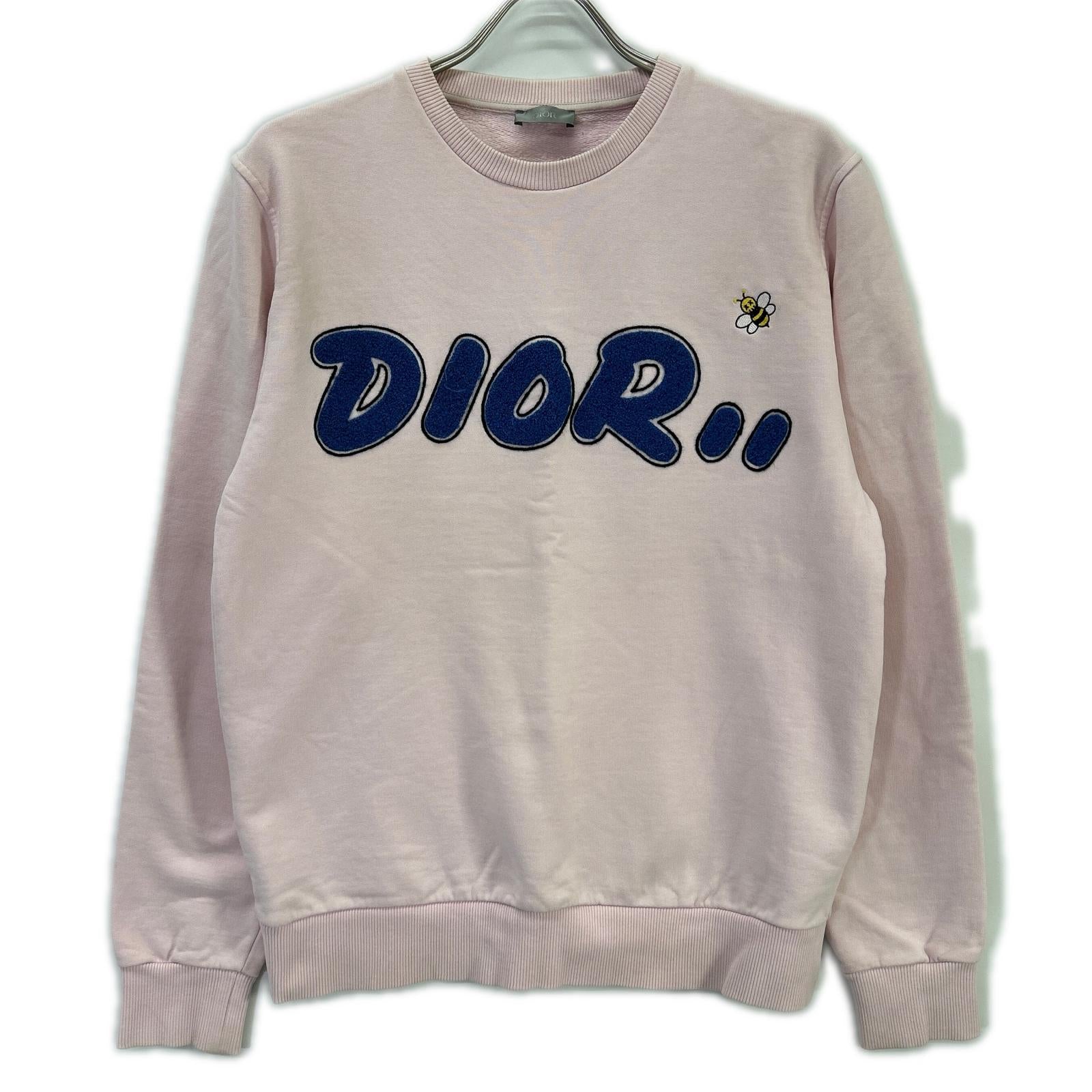 DIOR ディオール ピンク 923J620W1242 ×カウズ ロゴ スウェット トップス