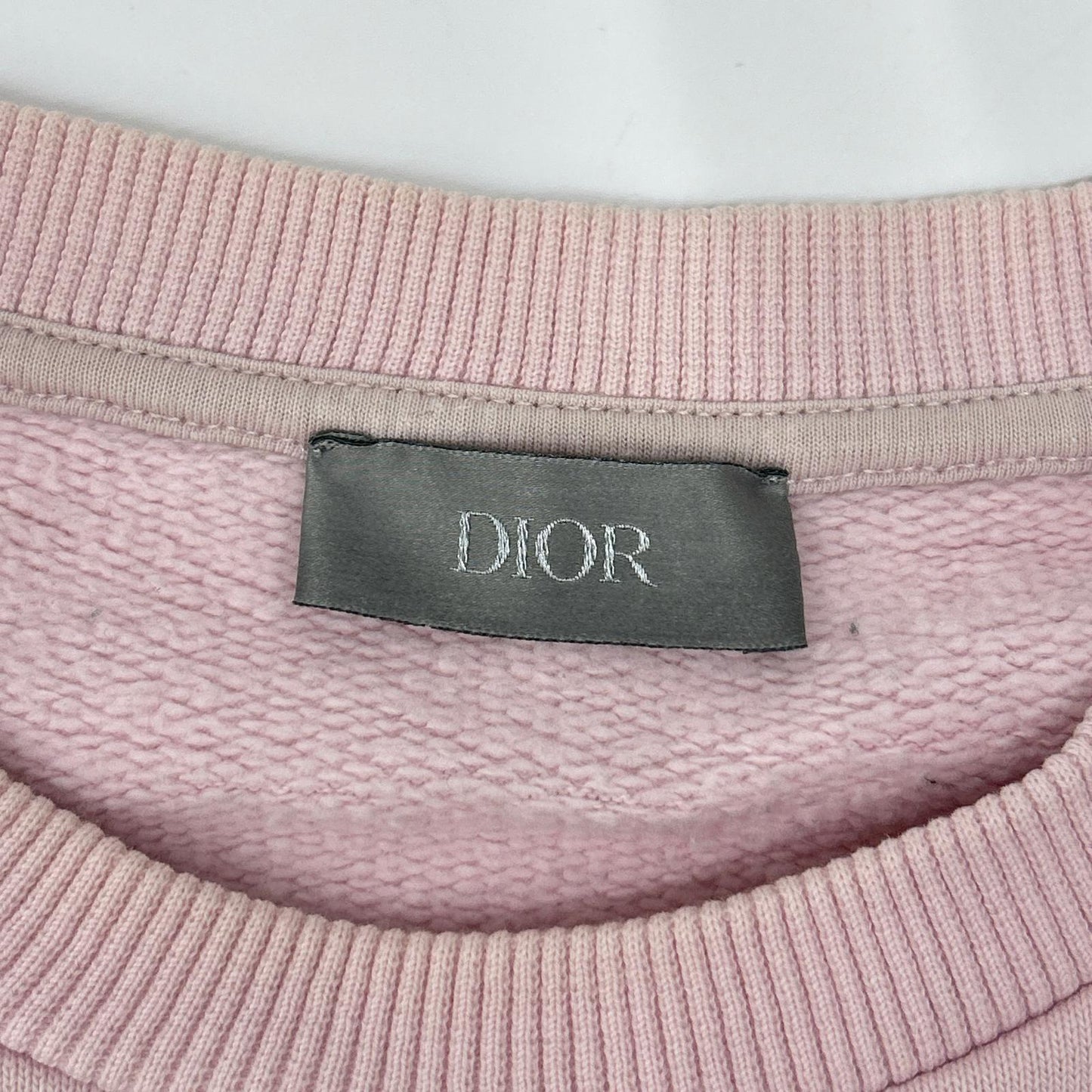 DIOR ディオール ピンク 923J620W1242 ×カウズ ロゴ スウェット トップス