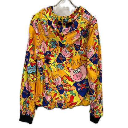 DOLCE&GABBANA ドルチェアンドガッバーナ イエロー JZ-G9JQ3T マヨリカ柄 パーカー トップス