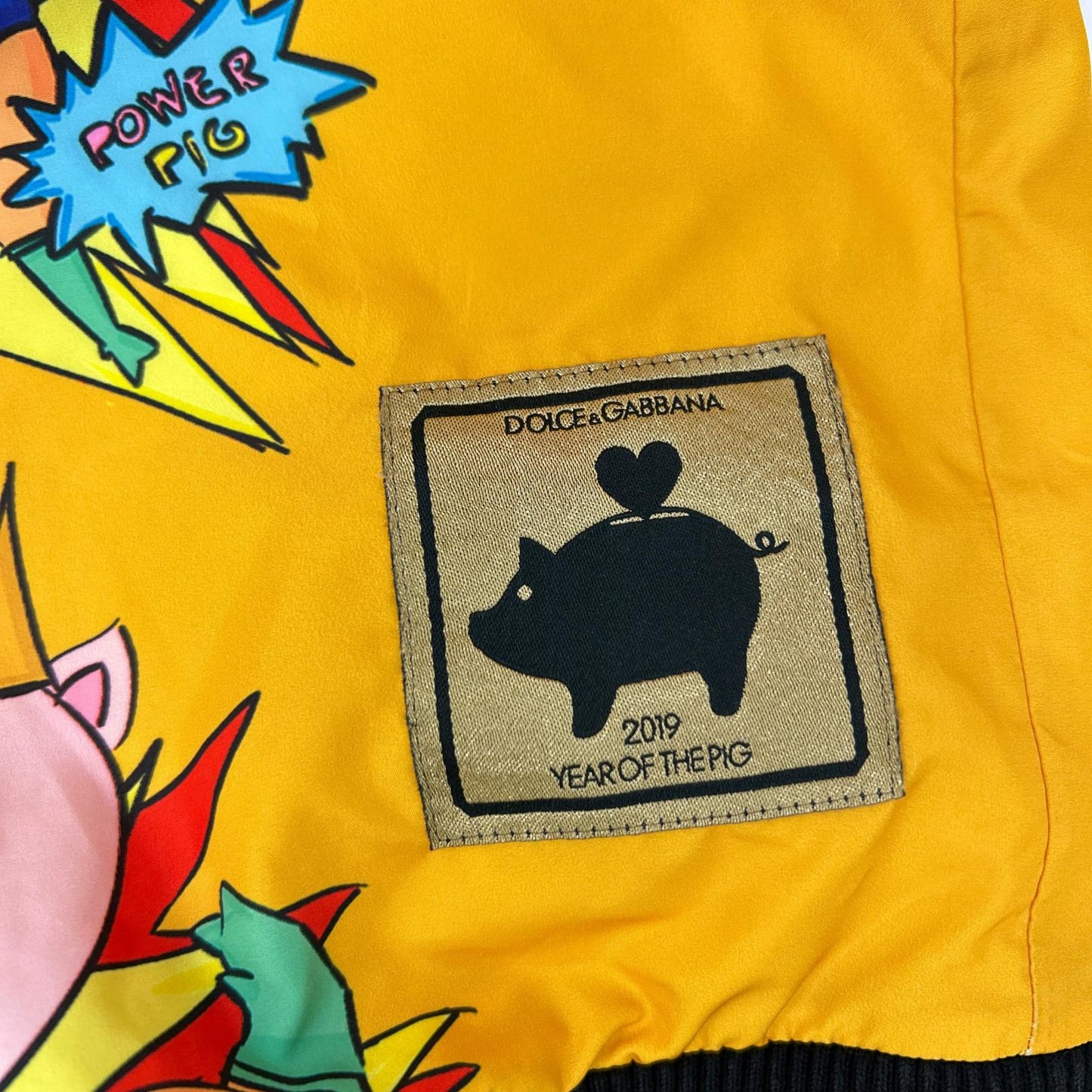 DOLCE&GABBANA ドルチェアンドガッバーナ イエロー JZ-G9JQ3T マヨリカ柄 パーカー トップス