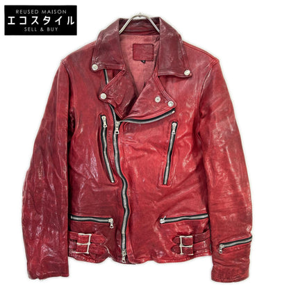 BACKLASH バックラッシュ レッド 16AW ホースレザー ダブルライダースジャケット ジャケット