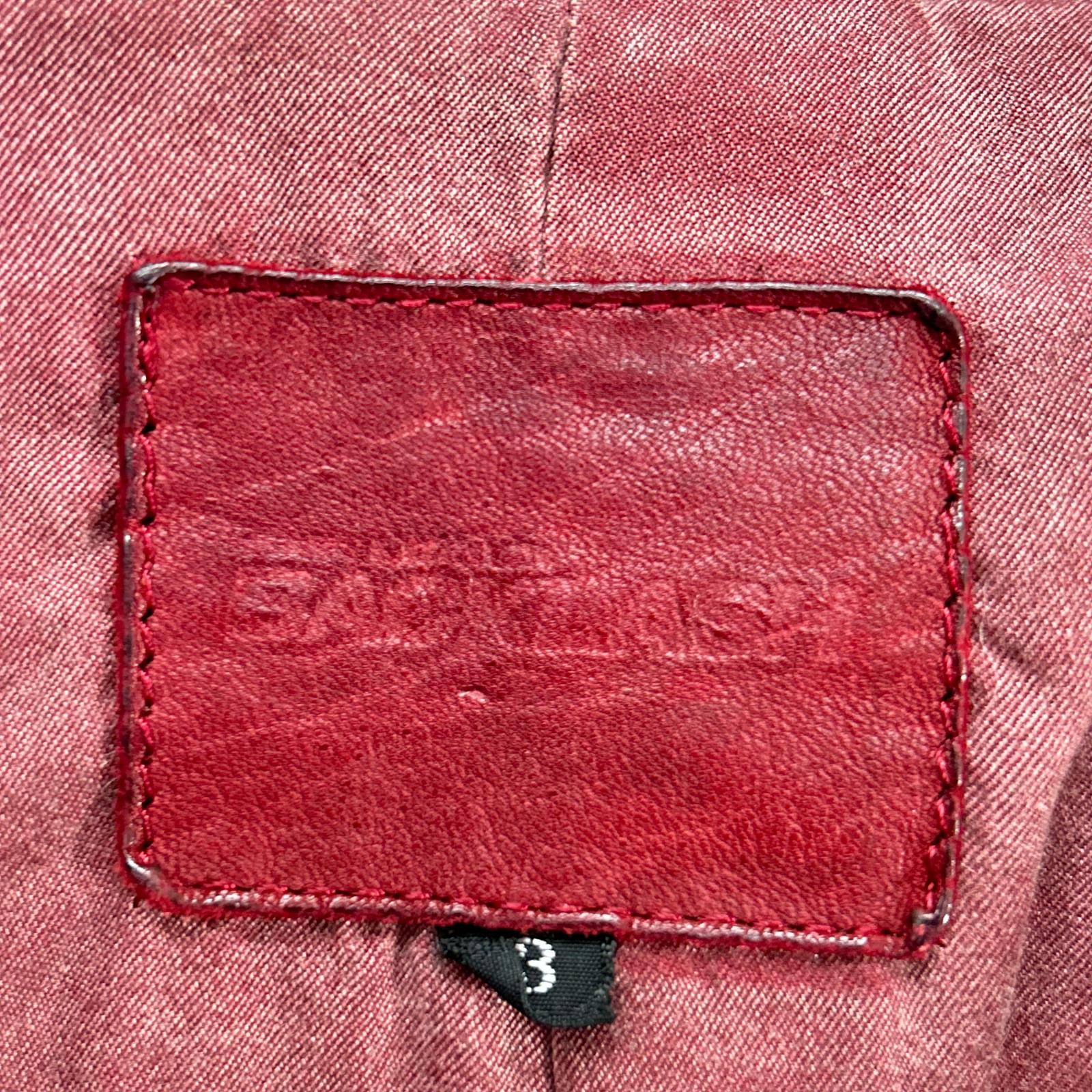 BACKLASH バックラッシュ レッド 16AW ホースレザー ダブルライダースジャケット ジャケット