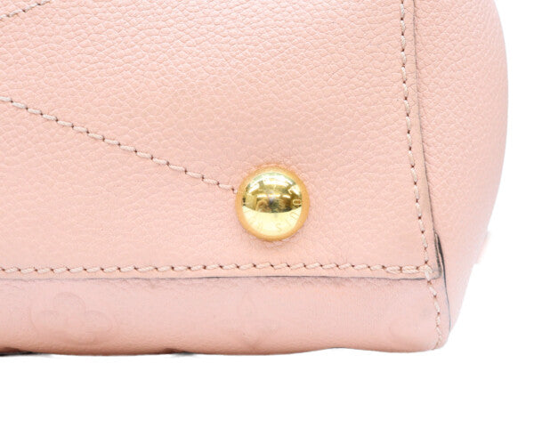 LOUIS VUITTON ルイヴィトン 17年 ピンク M44123 モノグラム アンプラント モンテーニュBB ショルダーバッグ