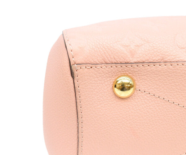 LOUIS VUITTON ルイヴィトン 17年 ピンク M44123 モノグラム アンプラント モンテーニュBB ショルダーバッグ