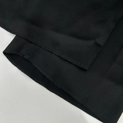 SAINT LAURENT PARIS サンローランパリ 22年 ブラック 733675 シルク パンツ ボトムス