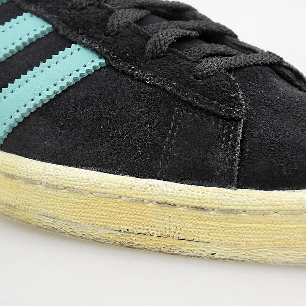 adidas アディダス WIND AND SEA atmos adidas Campus 80 スニーカー シューズ メンズ ブラック×ミントブルー 27.5cm シューズ