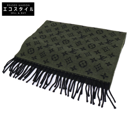 LOUIS VUITTON ルイヴィトン M76237 エシャルプ・モノグラム グラディエント ウール/カシミヤ フリンジ マフラー