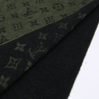 LOUIS VUITTON ルイヴィトン M76237 エシャルプ・モノグラム グラディエント ウール/カシミヤ フリンジ マフラー
