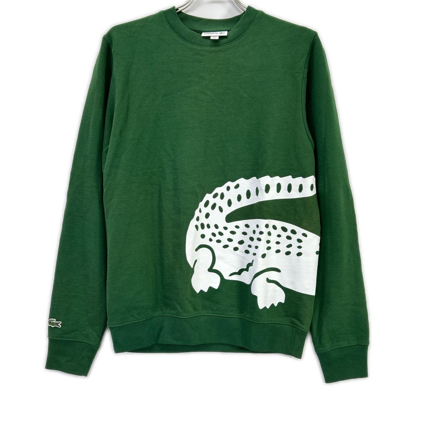Lacoste ラコステ グリーン イラスト スウェット トップス