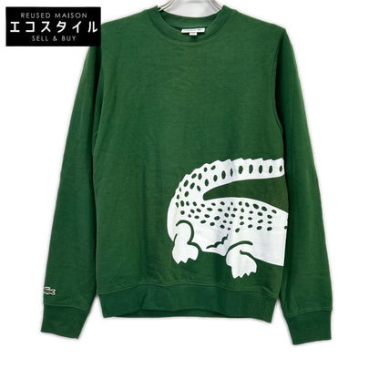 Lacoste ラコステ グリーン イラスト スウェット トップス
