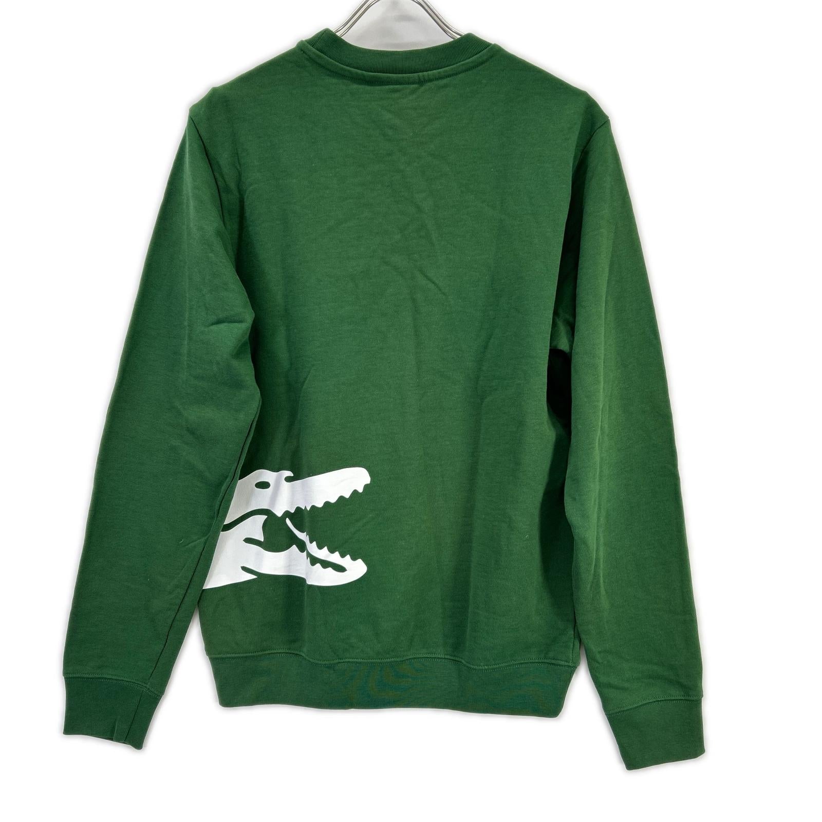 Lacoste ラコステ グリーン イラスト スウェット トップス