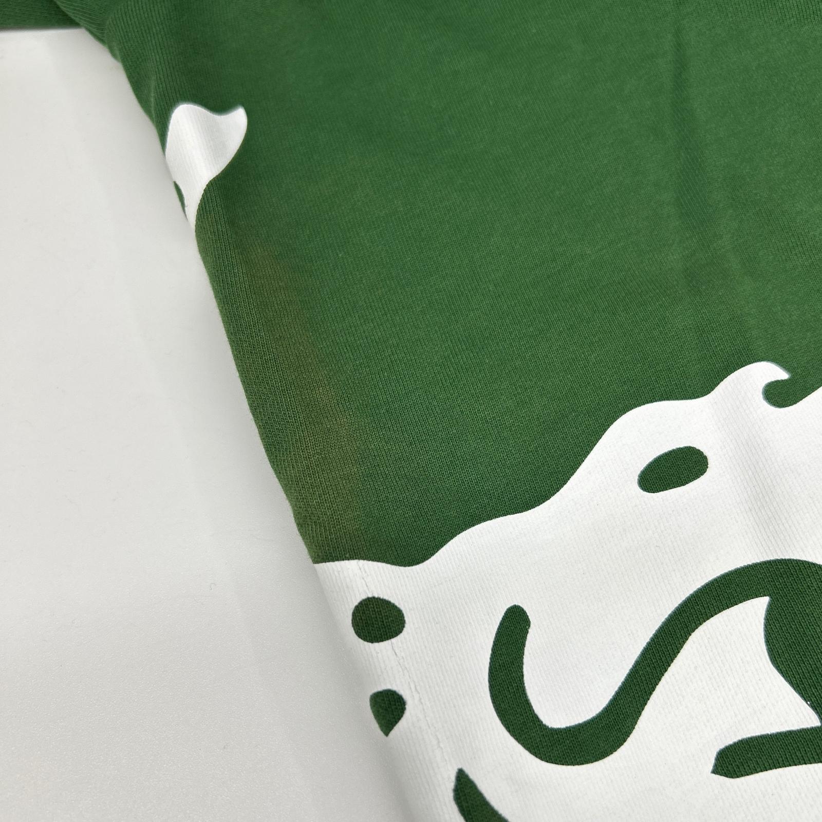 Lacoste ラコステ グリーン イラスト スウェット トップス