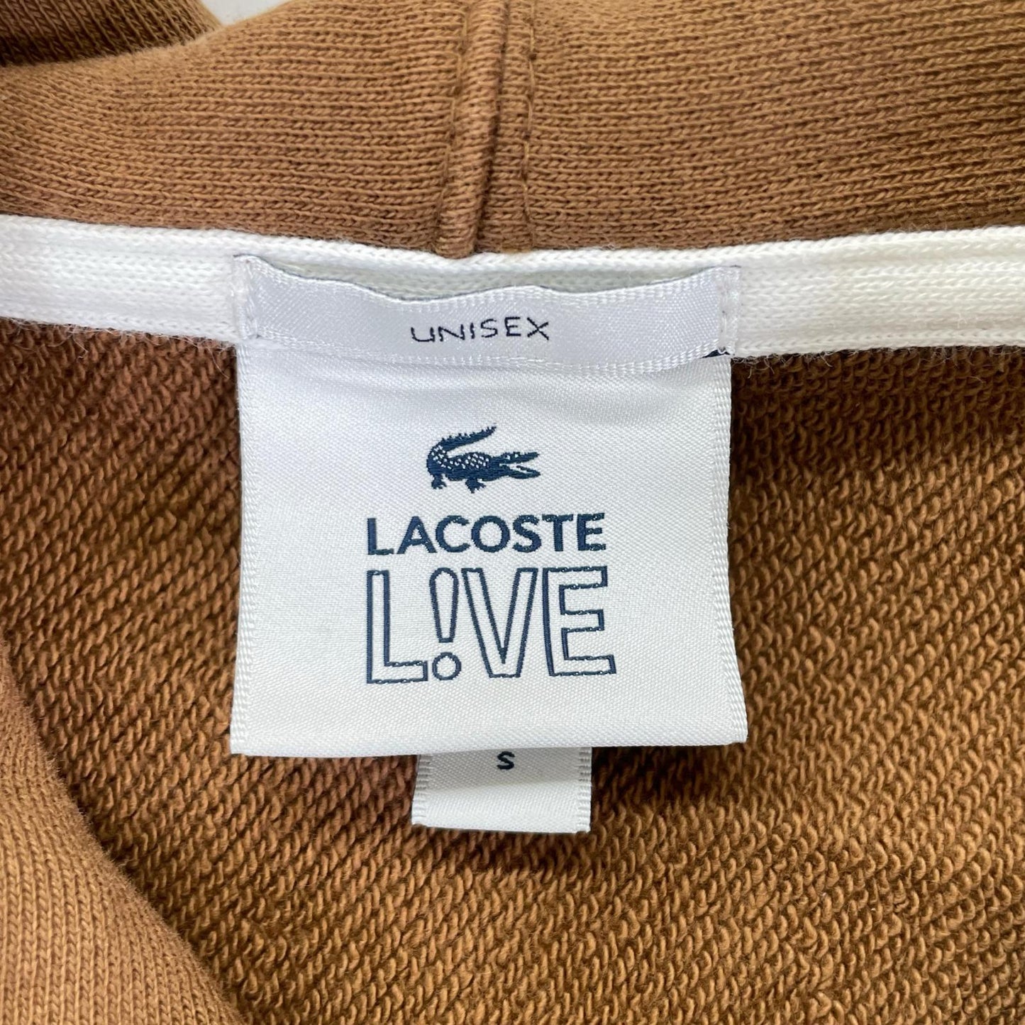 Lacoste ラコステ ブラウン プルオーバー パーカー トップス