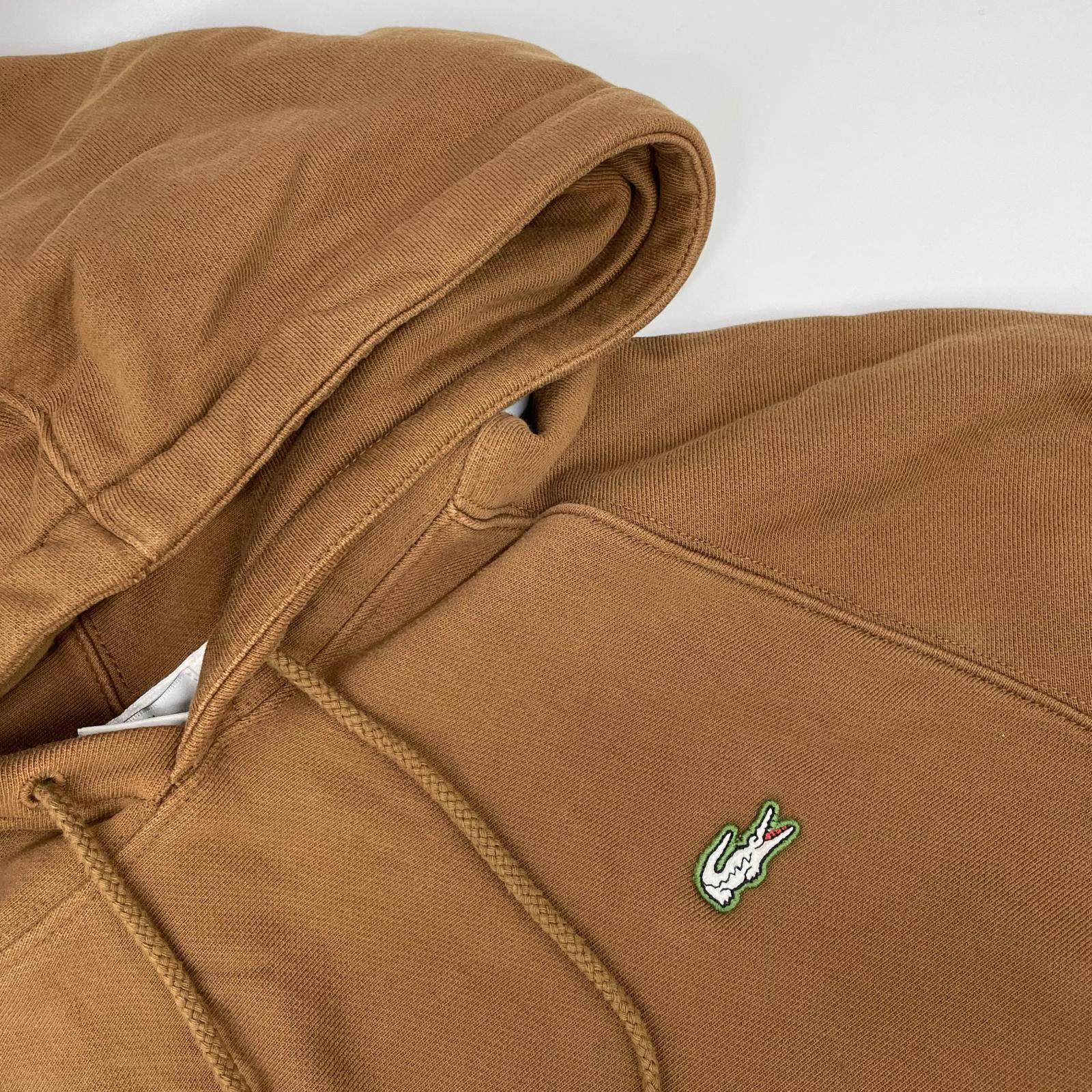Lacoste ラコステ ブラウン プルオーバー パーカー トップス