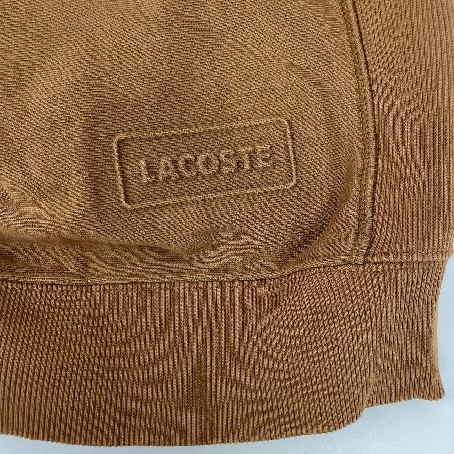 Lacoste ラコステ ブラウン プルオーバー パーカー トップス