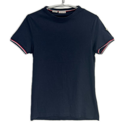 MONCLER モンクレール ネイビーMAGLIA スリムフィット半袖 Tシャツ トップス
