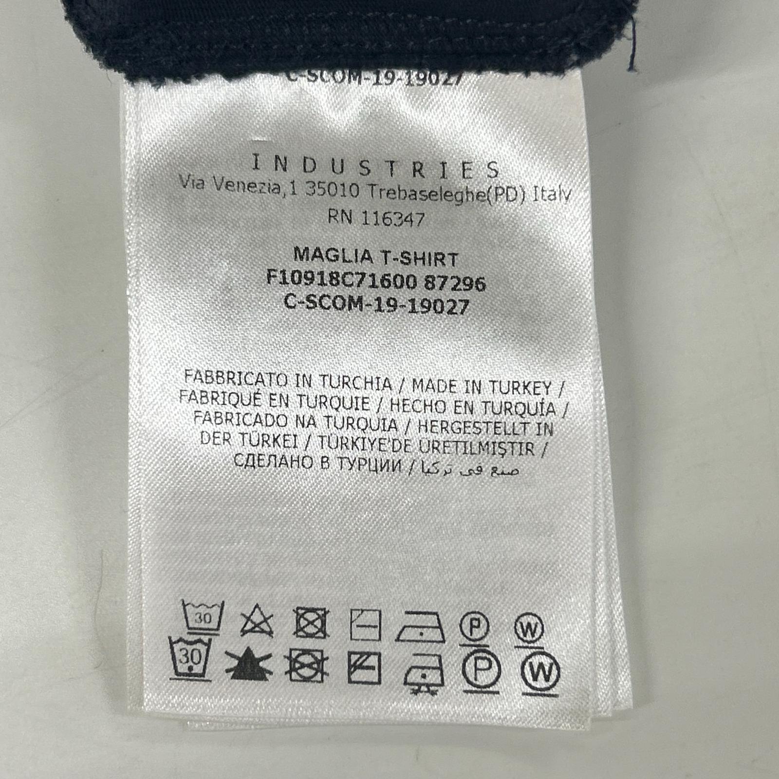 MONCLER モンクレール ネイビーMAGLIA スリムフィット半袖 Tシャツ トップス