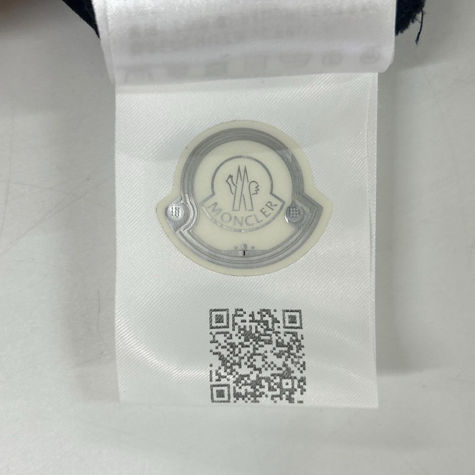 MONCLER モンクレール ネイビーMAGLIA スリムフィット半袖 Tシャツ トップス